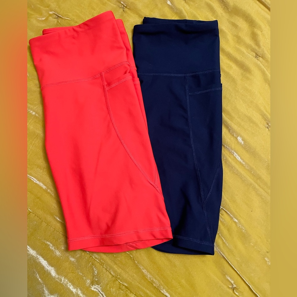 Old Navy Go-Fit dry biker shorts size large x2
